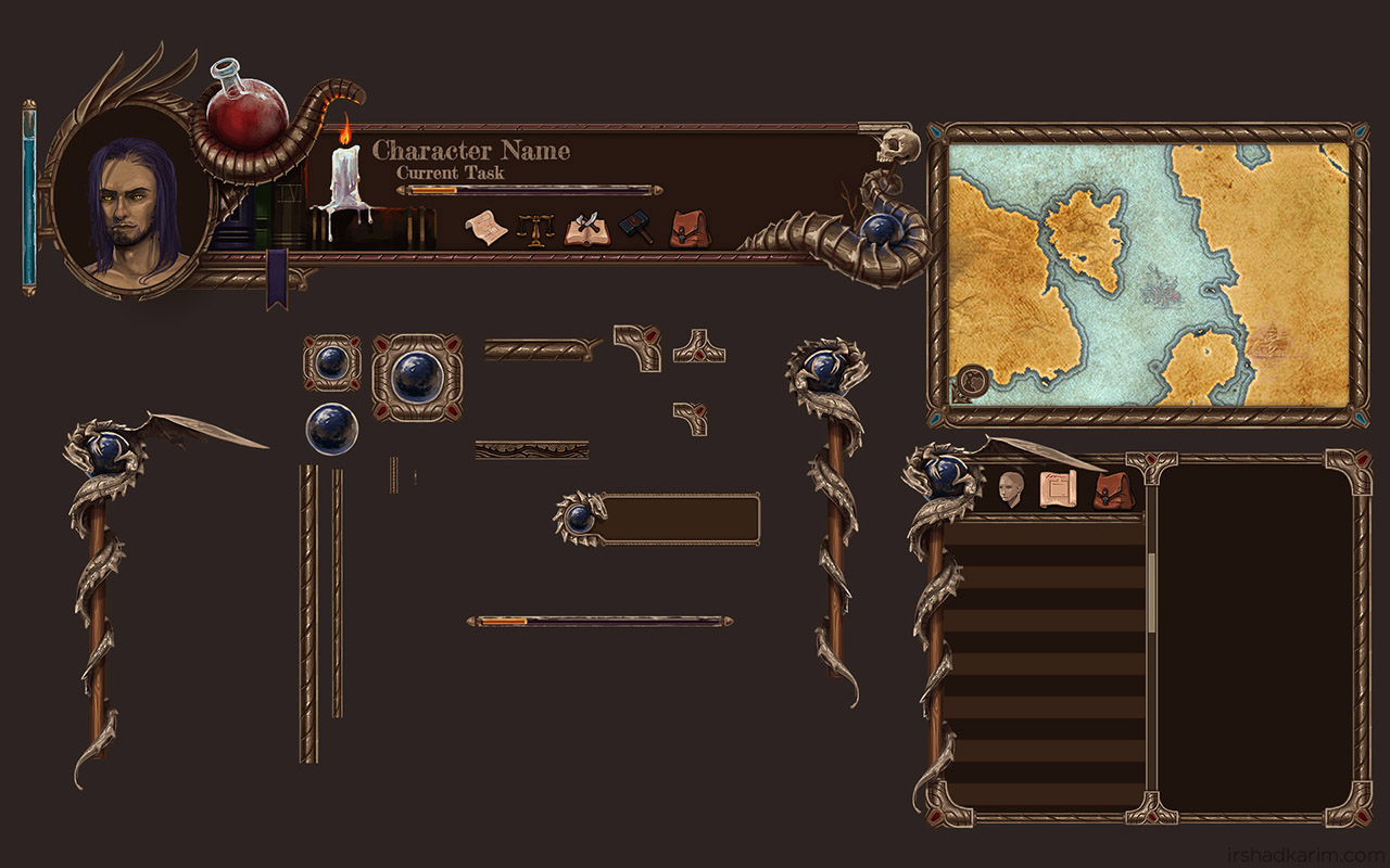 Game GUI Mockup