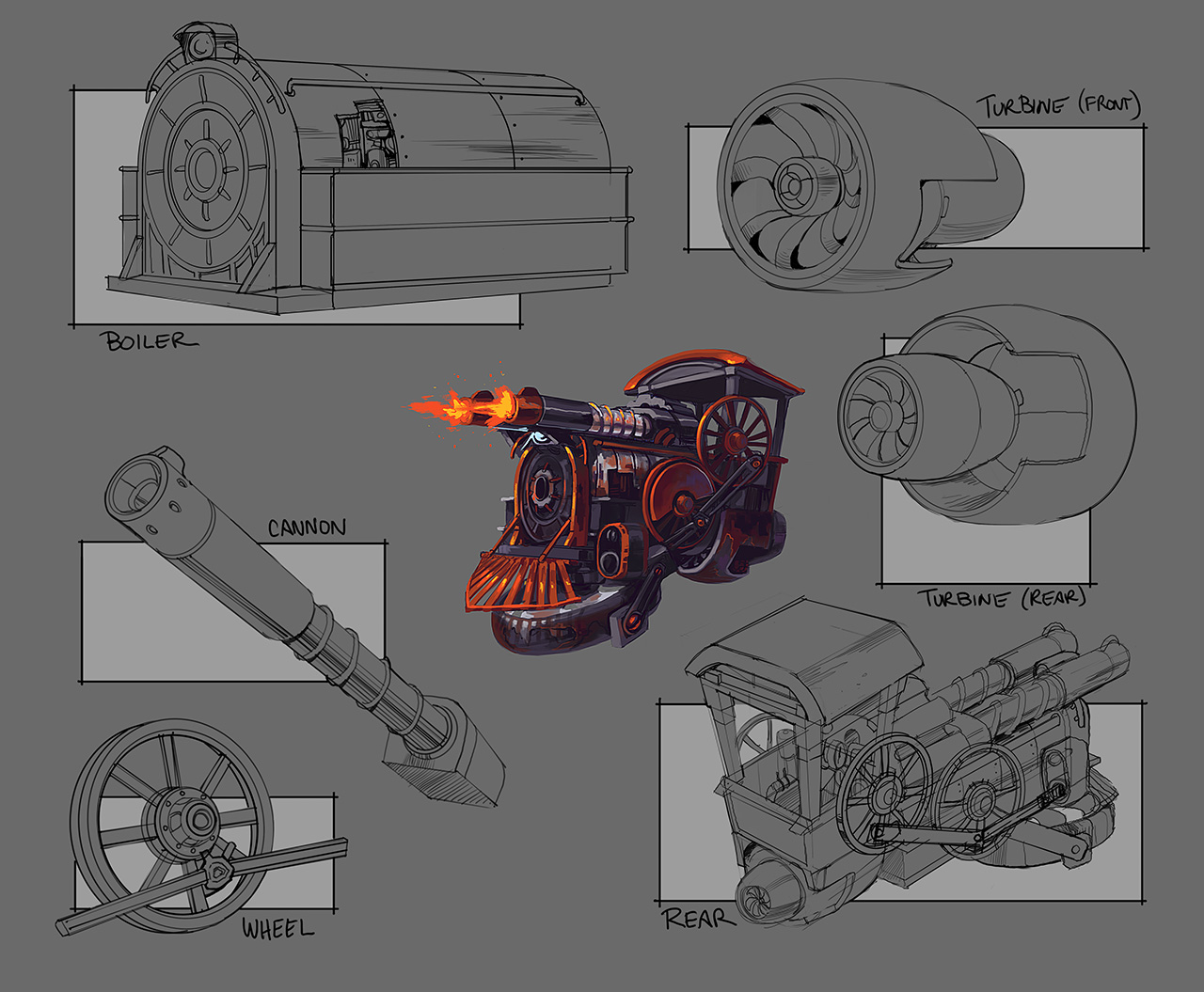 'Dusty Trux' Vehicle Design